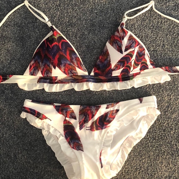 shein triangle bikini